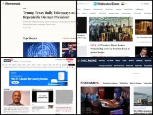 Top 50 English-language news sites in the world: Half see declines of 20% or more in September