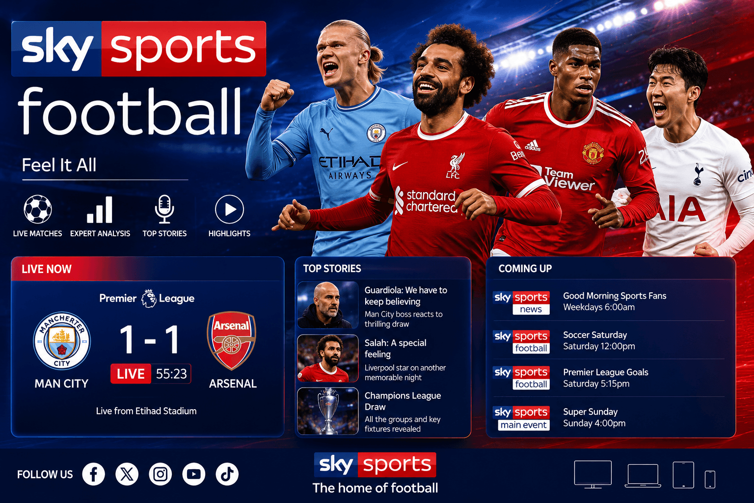 Sky Sports Football: News, Scores, Fixtures & Updates