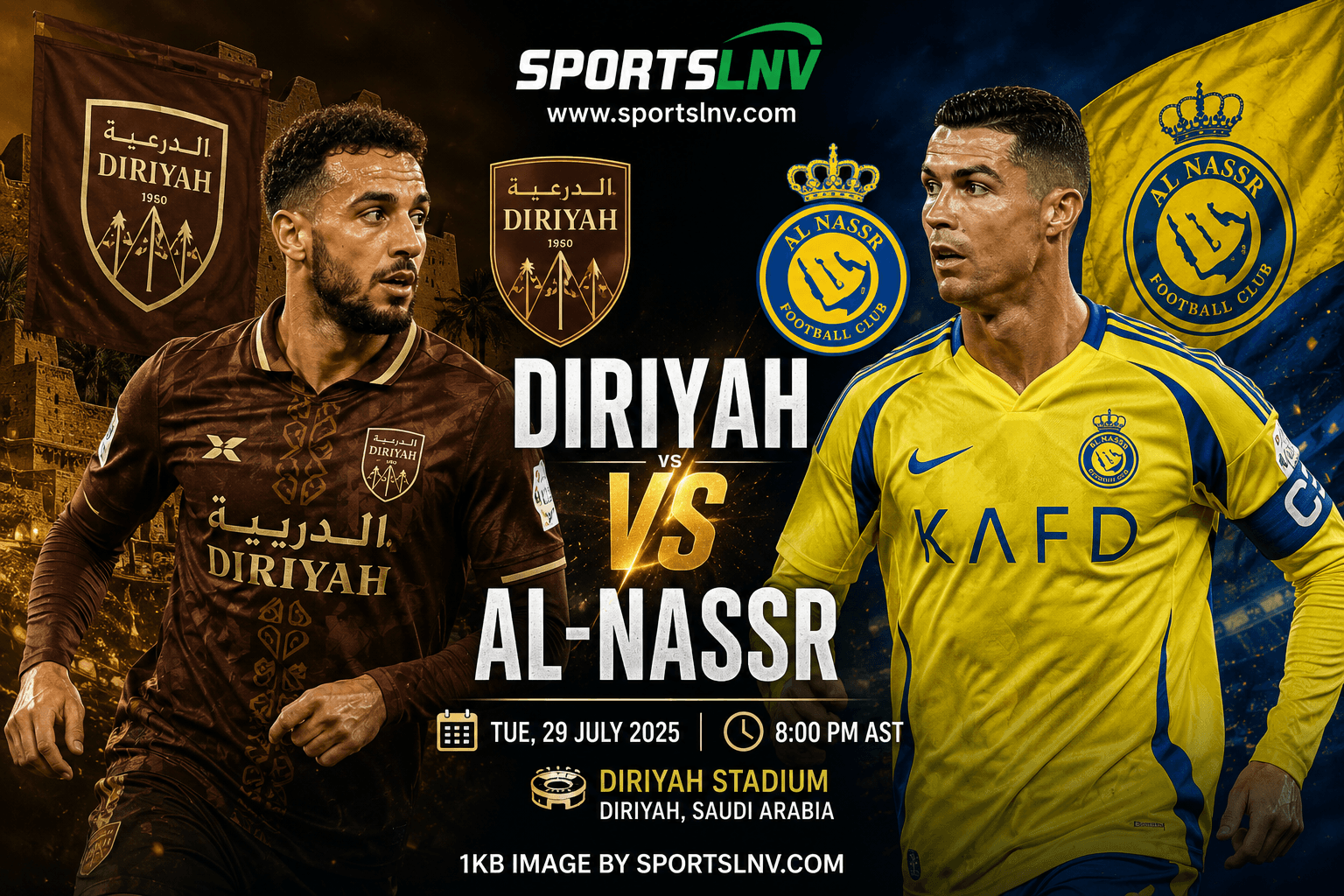 Diriyah vs Al-Nassr: Match Preview, Teams, Players & More