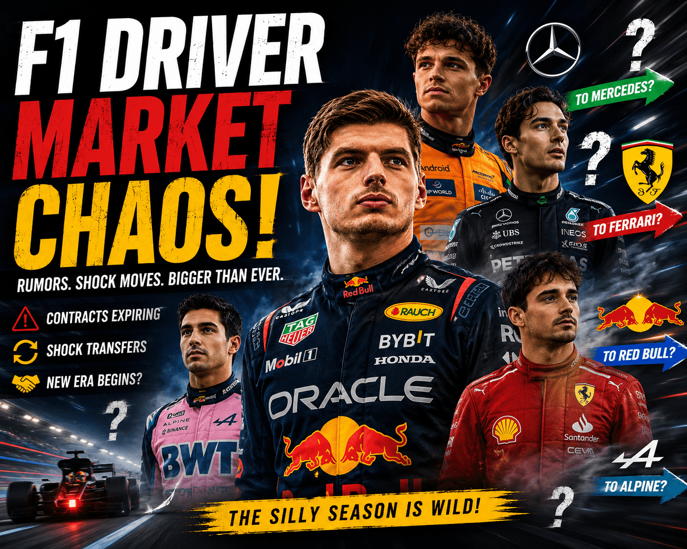 F1 Driver Market Chaos: 2027 Silly Season Explained